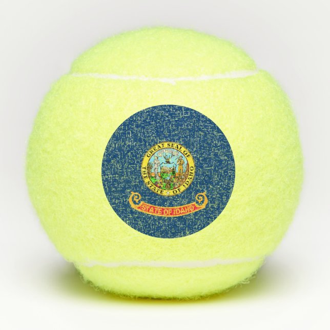Penn Tennisball mit Flagge von Idaho, USA Tennisbälle (Vorderseite)