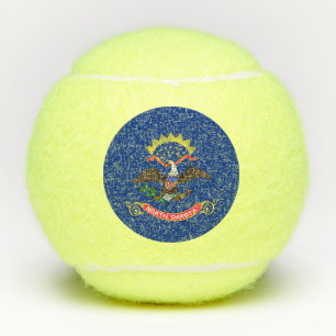 Penn Tennisball mit Flagge von North Dakota, USA Tennisbälle