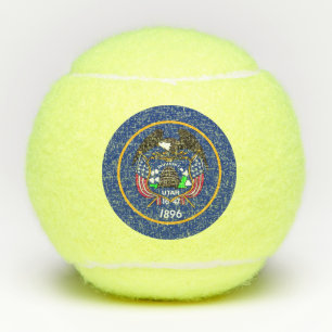 Penn-Tennisball mit Flagge von Utah, USA Tennisbälle