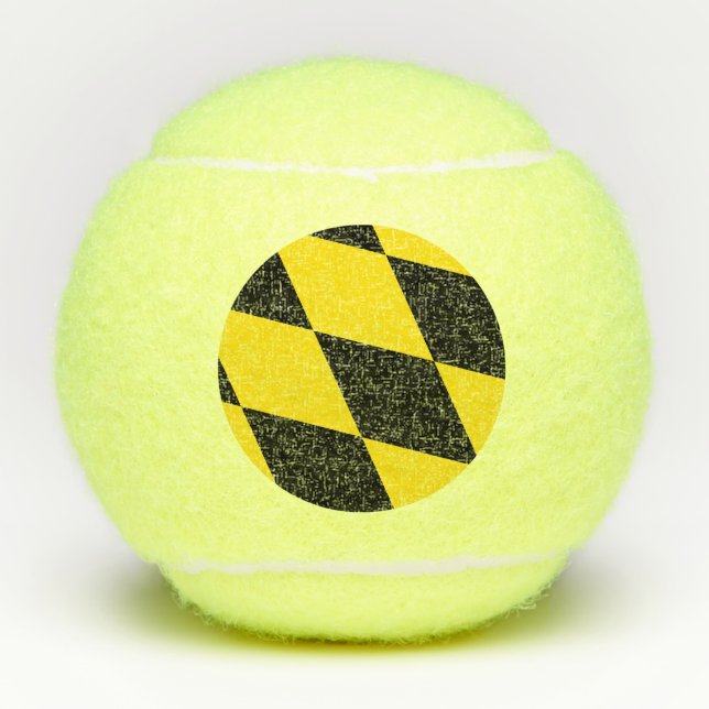 Penn Tennisball mit Münchner Flagge Tennisbälle (Vorderseite)