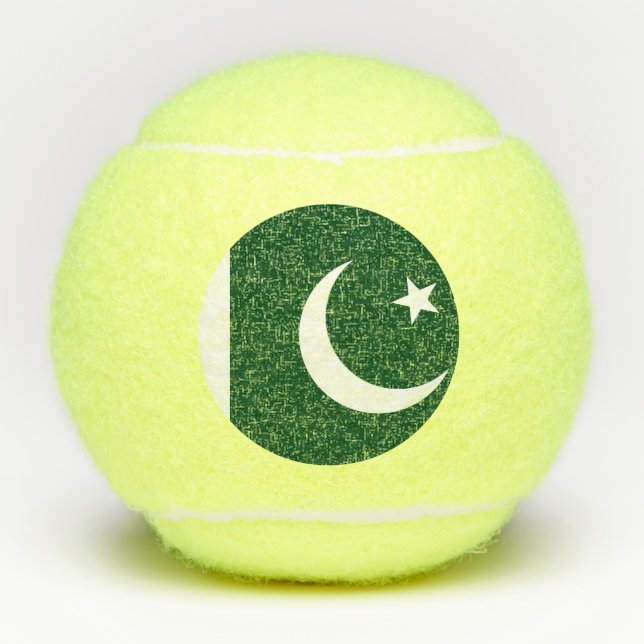 Penn-Tennisball mit pakistanischer Flagge Tennisbälle (Vorderseite)