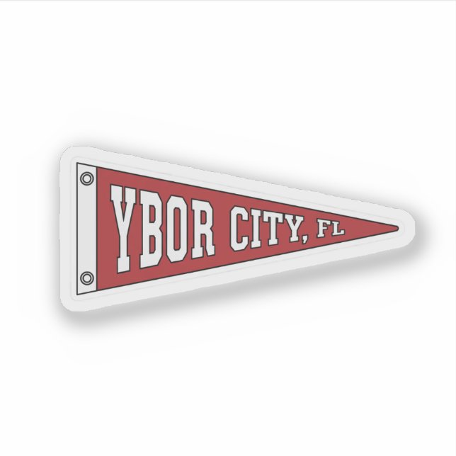 Pennant of Ybor City - Florida Aufkleber (Vorderseite)