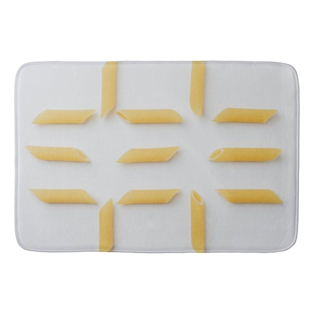Penne Pasta Bath Mat Badematte (Vorderseite)