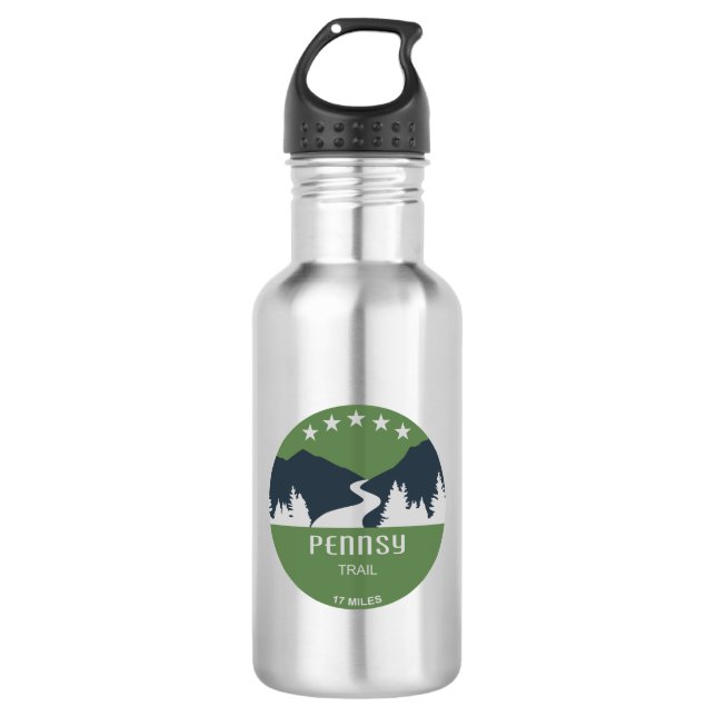Pennsy Trail Indianapolis Edelstahlflasche (Vorderseite)