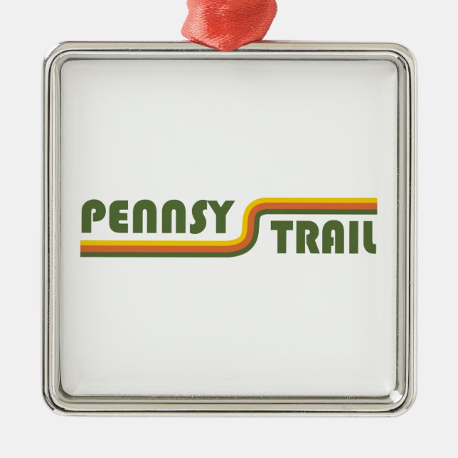 Pennsy Trail Indianapolis Ornament Aus Metall (Vorne)