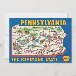 Pennsylvania 11x14 Puzzle Dankeskarte