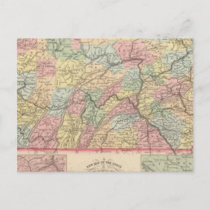 Pennsylvania 12 postkarte