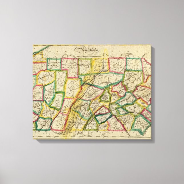 Pennsylvania 1818 Edition Leinwanddruck (Vorderseite)