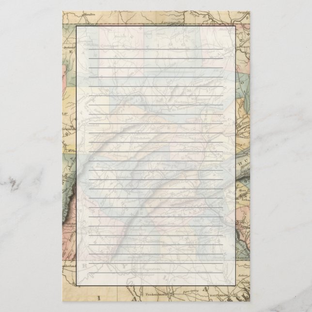 Pennsylvania 8 briefpapier (Vorderseite)
