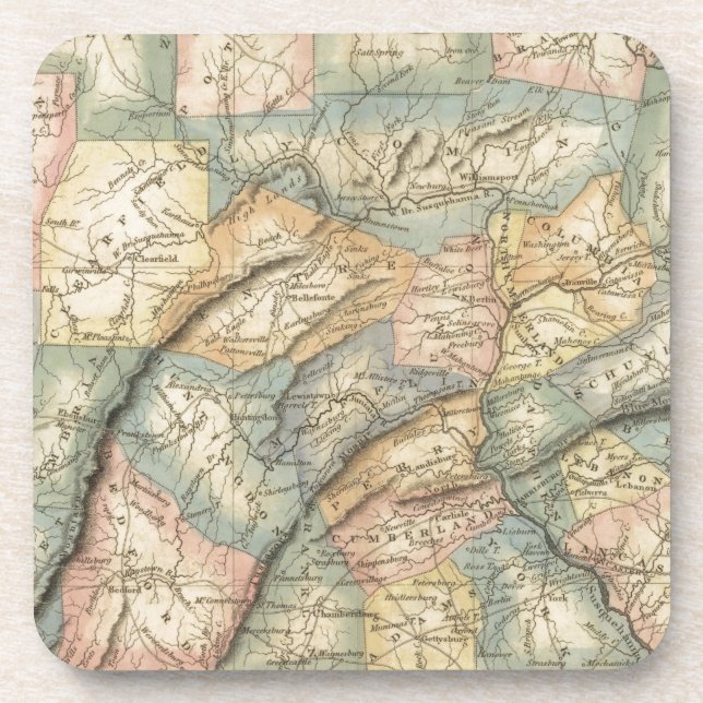 Pennsylvania 8 untersetzer (Vorderseite)