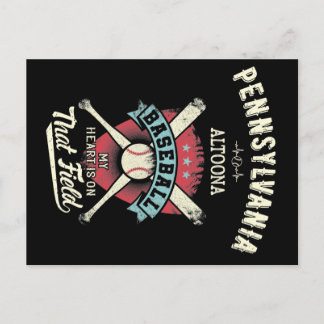 Pennsylvania Altoona Baseball Postkarte