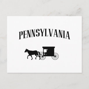 Pennsylvania Amish Carriage Postkarte