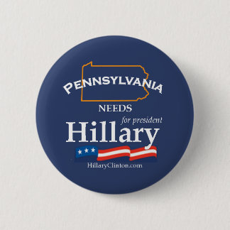Pennsylvania benötigt Hillary-Knopf Button