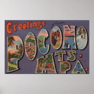 Pennsylvania - Berge in Pocono 2 Poster
