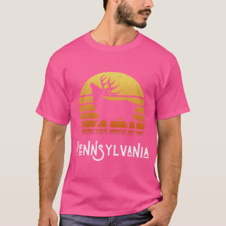 Pennsylvania Big Whitetail Buck Deer Jagd Hunte T-Shirt