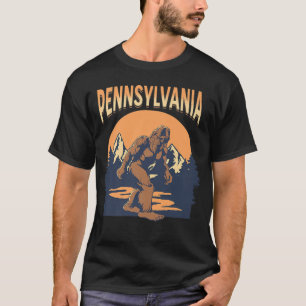Pennsylvania Bigfoot Mountains Bäume Natur Außenbe T-Shirt