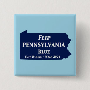 Pennsylvania Blue im Jahr 2024 gedreht Button