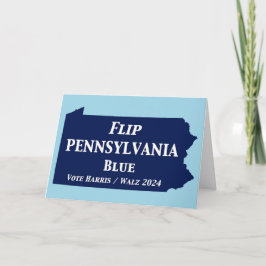 Pennsylvania Blue im Jahr 2024 gedreht Karte
