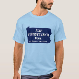 Pennsylvania Blue im Jahr 2024 gedreht T-Shirt