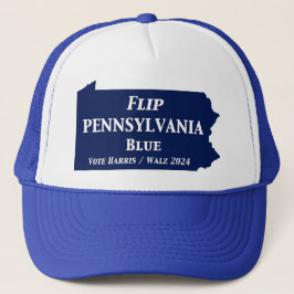 Pennsylvania Blue im Jahr 2024 gedreht Truckerkappe