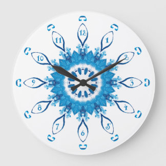 Pennsylvania Blue Numbered Große Wanduhr