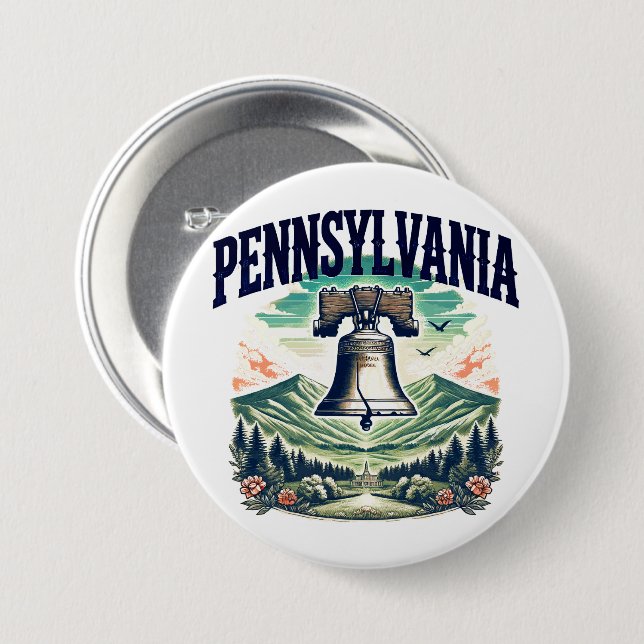 Pennsylvania Button (Vorne & Hinten)