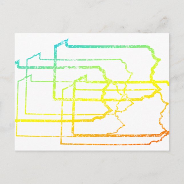 Pennsylvania Chill Blur Postkarte (Vorderseite)