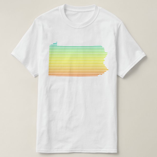 Pennsylvania Chill Fade T-Shirt (Design vorne)