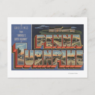 Pennsylvania - Der Pennsylvania Turnpike Postkarte
