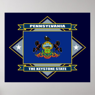 Pennsylvania Diamond Poster