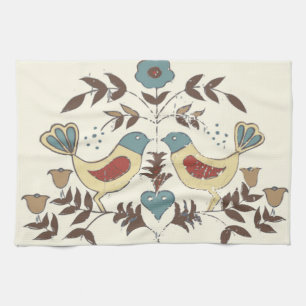 Pennsylvania Dutch Amish Hex Sign Bird Americana Geschirrtuch