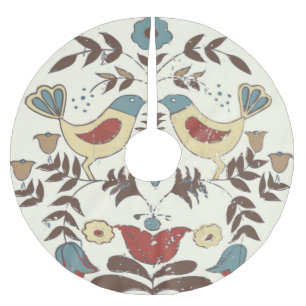 Pennsylvania Dutch Amish Hex Sign Bird Americana Polyester Weihnachtsbaumdecke