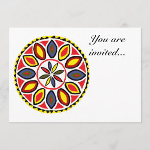 Pennsylvania-Dutch Daddy Viel Glück Hex Einladung