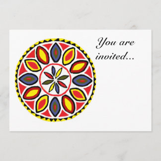 Pennsylvania-Dutch Daddy Viel Glück Hex Einladung