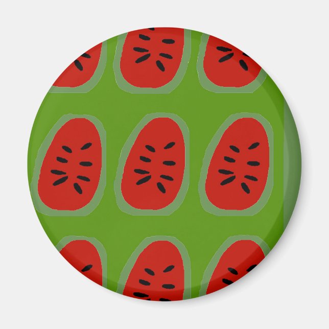 Pennsylvania Dutch Hex Sign Watermelons Magnet (Vorne)