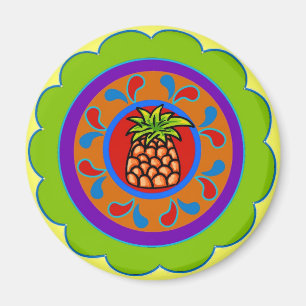 Pennsylvania Dutch Hex Sign Willkommen Magnet