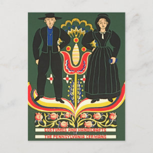 Pennsylvania Dutch Postkarte