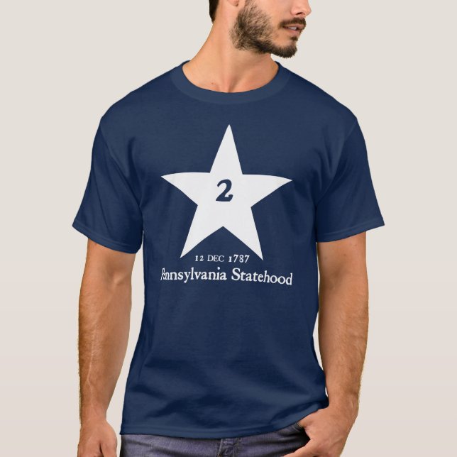 Pennsylvania-Eigenstaatlichkeit T-Shirt (Vorderseite)