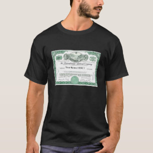 Pennsylvania-Eisenbahn-Aktienzertifikat T-Shirt