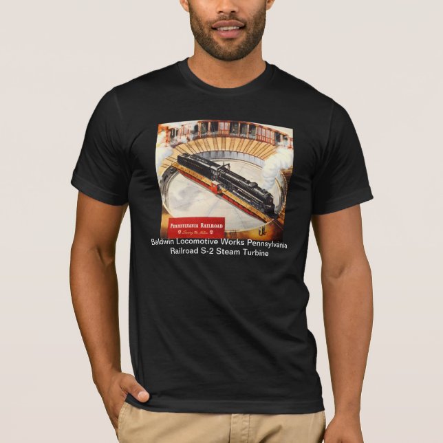 Pennsylvania-Eisenbahn-Dampf-Turbine-T - Shirts (Vorderseite)