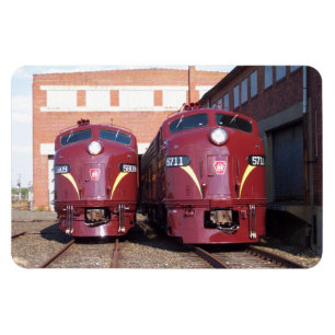 Pennsylvania-Eisenbahn E-8a, s (JTFS) 5809 und Magnet
