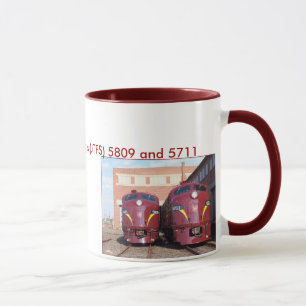 Pennsylvania-Eisenbahn E-8a, s (JTFS) 5809 und Tasse