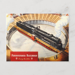 Pennsylvania Eisenbahntrommel Postkarte