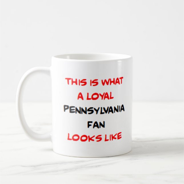 pennsylvania fan, loyal kaffeetasse (Links)