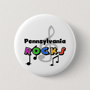 Pennsylvania-Felsen Button