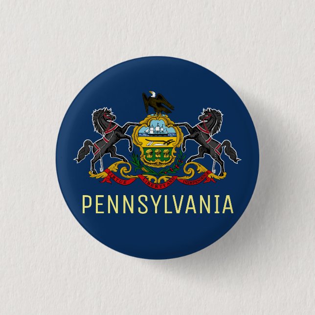 Pennsylvania Flag Button (Vorderseite)