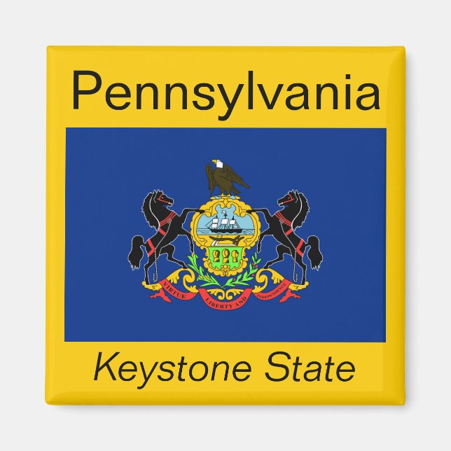 Pennsylvania Flag Magnet (Vorne)