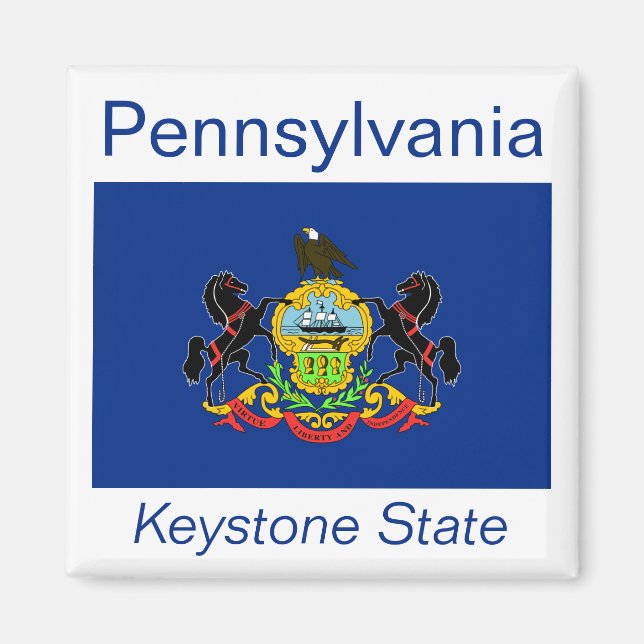 Pennsylvania Flag Magnet (Vorne)