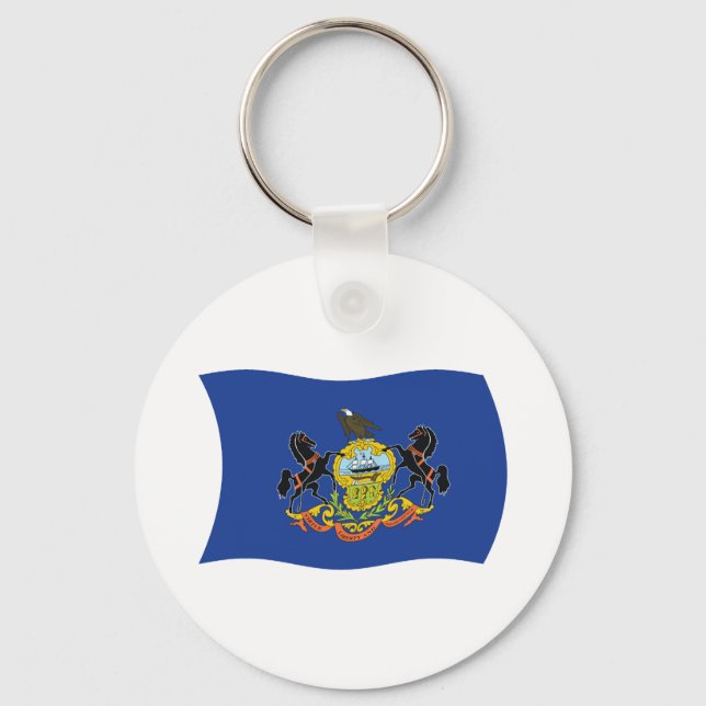 Pennsylvania Flag Schlüsselanhänger (Vorderseite)