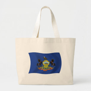 Pennsylvania Flag Tote Bag Jumbo Stoffbeutel